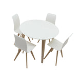 Maxbell Dollhouse Table Chair Set 1:12 Scale Gift for DIY Projects Layout Sand Table