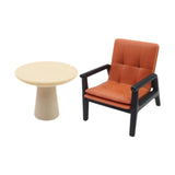 Maxbell 2x 1/12 Dollhouse End Table Armchair Model Ornaments DIY Miniature Furniture