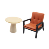 Maxbell 2x 1/12 Dollhouse End Table Armchair Model Ornaments DIY Miniature Furniture