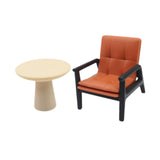 Maxbell 2x 1/12 Dollhouse End Table Armchair Model Ornaments DIY Miniature Furniture