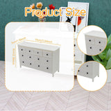 Maxbell 1:12 Dollhouse Miniature Storage Cabinet Dollhouse Furniture Accessories