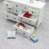 Maxbell 1:12 Dollhouse Miniature Storage Cabinet Dollhouse Furniture Accessories