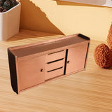 Maxbell 1:12 Scale Dollhouse Miniature Kitchen Cabinet for Pretend Play Toys Bedroom Brown