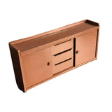 Maxbell 1:12 Scale Dollhouse Miniature Kitchen Cabinet for Pretend Play Toys Bedroom Brown