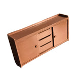 Maxbell 1:12 Scale Dollhouse Miniature Kitchen Cabinet for Pretend Play Toys Bedroom Brown