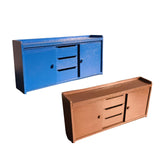 Maxbell 1:12 Scale Dollhouse Miniature Kitchen Cabinet for Pretend Play Toys Bedroom Brown