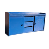 Maxbell 1:12 Scale Dollhouse Miniature Kitchen Cabinet for Pretend Play Toys Bedroom Blue