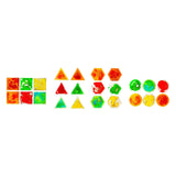 Maxbell 6 Pieces Sensory Soft Gel Liquid Toys Fidget Liquid Motion Toys for Children Square