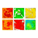 Maxbell 6 Pieces Sensory Soft Gel Liquid Toys Fidget Liquid Motion Toys for Children Square