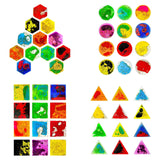 Maxbell 12x Sensory Soft Gel Liquid Toys Gifts Liquid Motion Toys for Teens Children Square