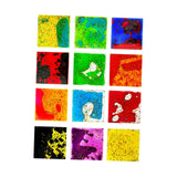 Maxbell 12x Sensory Soft Gel Liquid Toys Gifts Liquid Motion Toys for Teens Children Square