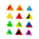 Maxbell 12x Sensory Soft Gel Liquid Toys Gifts Liquid Motion Toys for Teens Children Triangle
