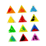 Maxbell 12x Sensory Soft Gel Liquid Toys Gifts Liquid Motion Toys for Teens Children Triangle