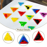 Maxbell 12x Sensory Soft Gel Liquid Toys Gifts Liquid Motion Toys for Teens Children Triangle