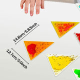 Maxbell 12x Sensory Soft Gel Liquid Toys Gifts Liquid Motion Toys for Teens Children Triangle