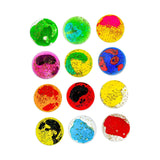 Maxbell 12x Sensory Soft Gel Liquid Toys Gifts Liquid Motion Toys for Teens Children Circle