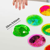 Maxbell 12x Sensory Soft Gel Liquid Toys Gifts Liquid Motion Toys for Teens Children Circle