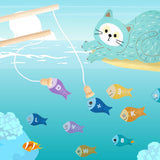 Maxbell Fishing Game Toys Preschool Early Learning for Birthday Gift 3 4 5 Years Old