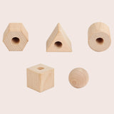 Maxbell Wooden Nuts and Bolt Staking Toy Educational for Kids Children Preschoolers