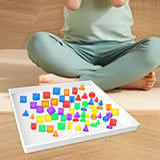 Maxbell 60 Pieces Geometric Solids Geometry Helper 3D Teaching Aids Geometric Shapes