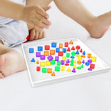Maxbell 60 Pieces Geometric Solids Geometry Helper 3D Teaching Aids Geometric Shapes