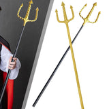 Maxbell Trident Gifts for Halloween Decor Sturdy Versatile Cosplay Role Play 48 inch Black