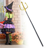 Maxbell Trident Gifts for Halloween Decor Sturdy Versatile Cosplay Role Play 48 inch Black