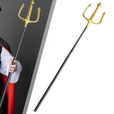 Maxbell Trident Gifts for Halloween Decor Sturdy Versatile Cosplay Role Play 48 inch Black