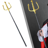 Maxbell Trident Gifts for Halloween Decor Sturdy Versatile Cosplay Role Play 48 inch Black