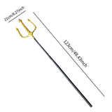 Maxbell Trident Gifts for Halloween Decor Sturdy Versatile Cosplay Role Play 48 inch Black