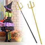 Maxbell Trident Gifts for Halloween Decor Sturdy Versatile Cosplay Role Play 48 inch Black