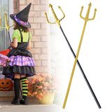 Maxbell Trident Gifts for Halloween Decor Sturdy Versatile Cosplay Role Play 48 inch Black