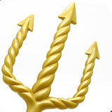 Maxbell Trident Gifts for Halloween Decor Sturdy Versatile Cosplay Role Play 48 inch Gold