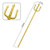 Maxbell Trident Gifts for Halloween Decor Sturdy Versatile Cosplay Role Play 48 inch Gold