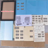Maxbell 1/35 HO House Building Assembled Model for Layout Sand Table Micro Landscape 30cmx20cmx44.6cm