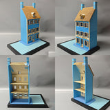 Maxbell 1/35 HO House Building Assembled Model for Layout Sand Table Micro Landscape 30cmx20cmx44.6cm