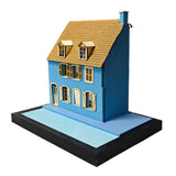 Maxbell 1/35 HO House Building Assembled Model for Layout Sand Table Micro Landscape 30cmx20cmx31.5cm