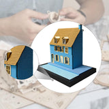 Maxbell 1/35 HO House Building Assembled Model for Layout Sand Table Micro Landscape 30cmx20cmx31.5cm