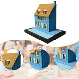 Maxbell 1/35 HO House Building Assembled Model for Layout Sand Table Micro Landscape 30cmx20cmx31.5cm
