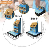 Maxbell 1/35 HO House Building Assembled Model for Layout Sand Table Micro Landscape 30cmx20cmx31.5cm
