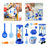 Maxbell 5x Beach Toys Set for Kids Beach Sand Shovels Party Sand Castle Building Kit