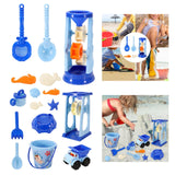 Maxbell 5x Beach Toys Set for Kids Beach Sand Shovels Party Sand Castle Building Kit