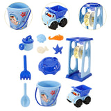 Maxbell 11 Pieces Beach Toys Set for Kids Beach Summer Party Pool Lawn Sand Toys Set