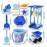 Maxbell 11 Pieces Beach Toys Set for Kids Beach Summer Party Pool Lawn Sand Toys Set