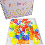 Maxbell Practice Set Learning DIY Explorations Colors and Shapes for Light Table Travel
