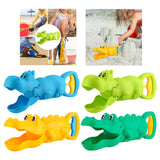 Maxbell Sand Grabber Lightweight Portable Sand Digger for Summer Indoor Children Hippo Blue