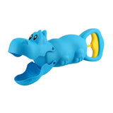 Maxbell Sand Grabber Lightweight Portable Sand Digger for Summer Indoor Children Hippo Blue