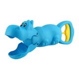 Maxbell Sand Grabber Lightweight Portable Sand Digger for Summer Indoor Children Hippo Blue