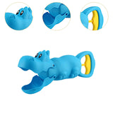 Maxbell Sand Grabber Lightweight Portable Sand Digger for Summer Indoor Children Hippo Blue