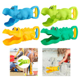 Maxbell Sand Grabber Lightweight Portable Sand Digger for Summer Indoor Children Hippo Blue